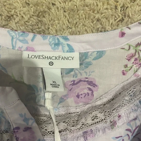 LoveShackFancy x Target Purple Ruffle Mini Dress - Picture 4 of 4